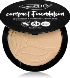 puroBIO Cosmetics Compact Foundation - Компактный порошковый тональный фонд SPF 10, 9 г, оттенок 01 — фото 1