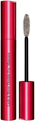 Clarins Lash and Brow Double Fix' Mascara - Водостойкая тушь для ресниц, удлиняющая, подкручивающая и придающая объем ресницам и бровям, 8 мл