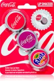 Lip Smacker Coca Cola - Бальзам для губ 5 шт аромат Original, Cherry & Fanta, 9 г — фото 1