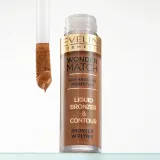 Бронзер жидкий Eveline Cosmetics Wonder Match для контурирования, с аппликатором, 4,5 мл, оттенок 02 — фото 2