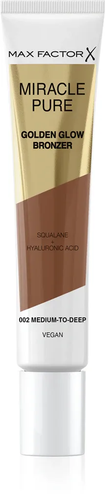 Max Factor Miracle Pure - Бронзирующий крем с осветляющим эффектом, 15 мл, оттенок 002 Medium to Dark
