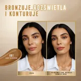Max Factor Miracle Pure - Бронзирующий крем с осветляющим эффектом, 15 мл, оттенок 002 Medium to Dark — фото 6