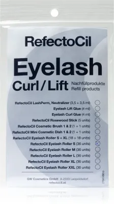 Валики для завивки ресниц RefectoCil Eyelash Curl, разных размеров, 36 шт размер S