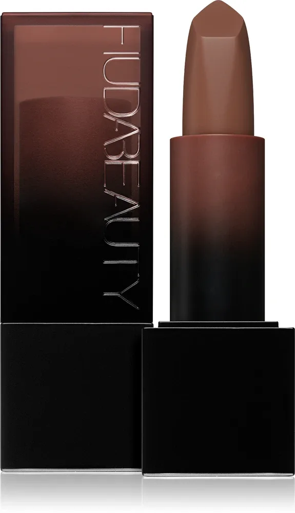 Huda Beauty Power Bullet Cream Glow - Увлажняющая помада, 3 г, оттенок Brown Self Made