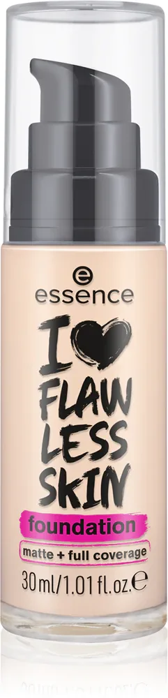 Тональный крем essence I LOVE FLAWLESS SKIN матирующий, с высокой кроющей способностью, 30 мл, оттенок 10