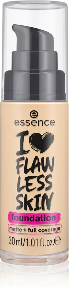 Тональный крем essence I LOVE FLAWLESS SKIN матирующий, с высокой кроющей способностью, 30 мл, оттенок 30 - Dark Porcelain