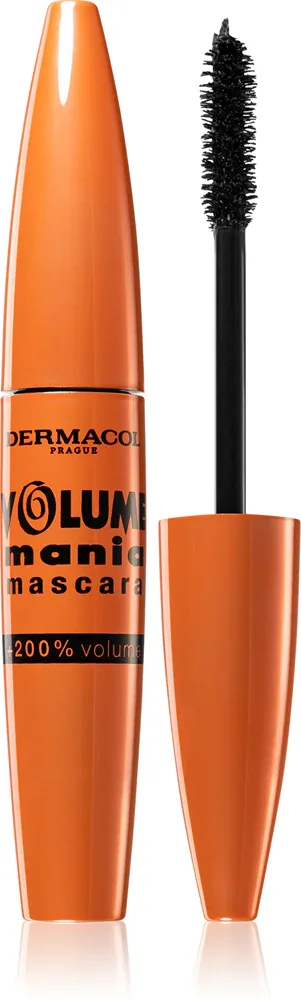 Dermacol Volume Mania +200% Volume - Тушь для ресниц, обеспечивающая максимальный объем, 10.5 мл, оттенок Black
