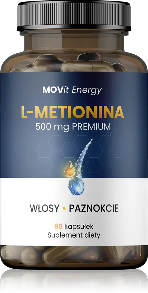 Аминокислота L-Метионин PREMIUM Movit Energy для волос и ногтей, 90 капс