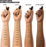 Smashbox Studio Skin 24 Hour Wear Hydrating Foundation - Подклад навилжающий, 30 мл, оттенок 4.6 Very Deep With Cool Undertone — фото 4