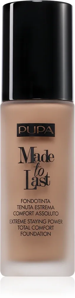 PUPA Milano Made to Last - Долговременное тональное средство в жидкой форме, 30 мл, оттенок 050 Sand Beige