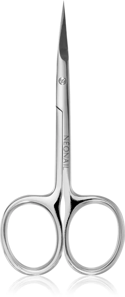 Ножницы для маникюра NEONAIL Scissors Rounded из нержавеющей стали, закруглённое лезвие, 1 шт