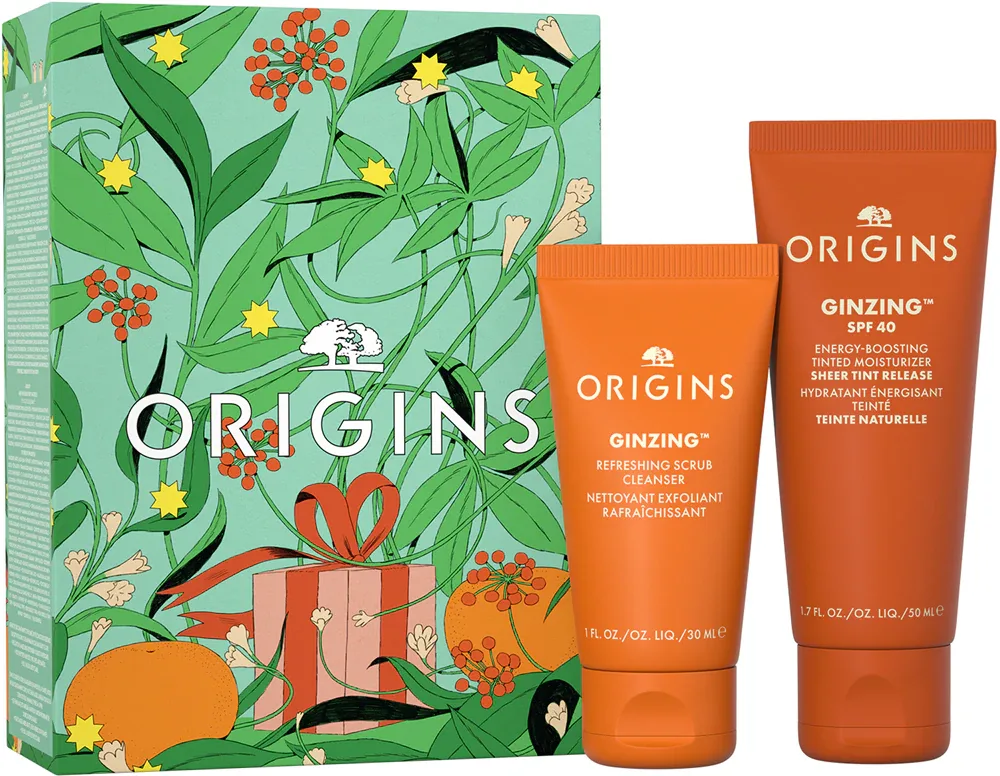 Origins Holiday GinZing Protect & Glow - Подарочный набор для сухой кожи, 1 шт