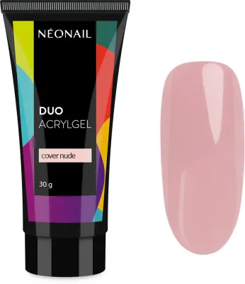Акригель для ногтей NEONAIL Duo Acrylgel Cover Nude бежевый, глянцевый, 30 г