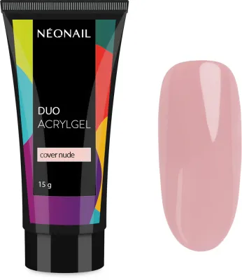 Акригель для ногтей NEONAIL Duo Acrylgel Cover Nude бежевый, глянцевый, 15 г