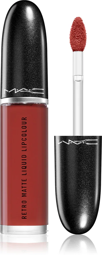 MAC Cosmetics Chili's Crew Retro Matte Liquid Lipcolour - Матовая жидкая помада, 5 мл, оттенок Chili Addict