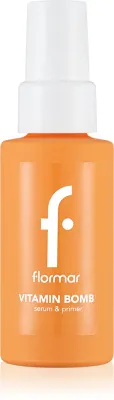 flormar Vitamin Bomb Serum&Primer - Сыворотка для лица с витаминами B, C, E, 30 мл