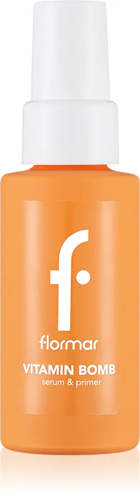 flormar Vitamin Bomb Serum&Primer - Сыворотка для лица с витаминами B, C, E, 30 мл