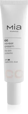 Mia Cosmetics CC Reveal Cream - CC крем выравнивающий тон кожи SPF 20, 30 мл