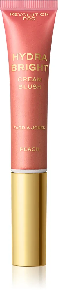 Revolution PRO Hydra Bright - Румяна для щек в креме, 12 мл, оттенок Peach