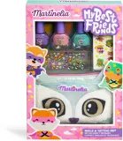 Набор детской косметики Martinelia My Best Friends Nails Tattoo, лаки, наклейки и тату — фото 1