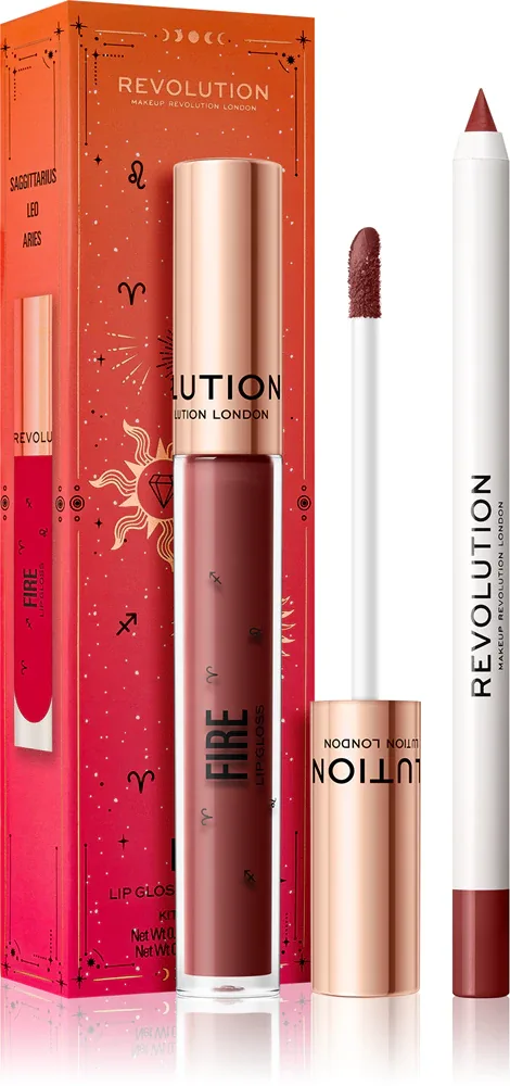 Makeup Revolution Fantasy - Подарочный набор для губ оттенок Fire