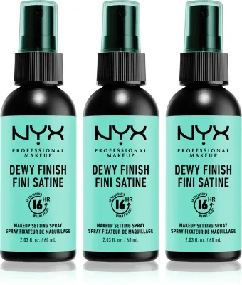 NYX Professional Makeup Makeup Setting Spray Dewy - Спрей для фиксации загара, 3 мл