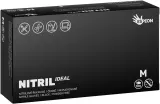 Перчатки нитриловые Espeon Nitril Ideal3 Black одноразовые, чёрные, 100 шт, оттенок rozmiar M — фото 1