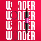 NYX Professional Makeup Wonder Stick Cream Blush - Палетка двустороннего стика для контурирования, 2 г, оттенок 05 Bright Amber and Fuchsia — фото 4
