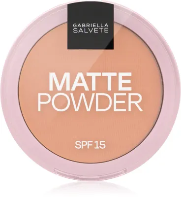 Gabriella Salvete Matte Powder - Пудра матирующая SPF 15, 8 г, оттенок 03