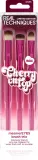 Real Techniques Cherry On Top MesmerEyes - Набор кистей для макияжа глаз, 3 шт — фото 1