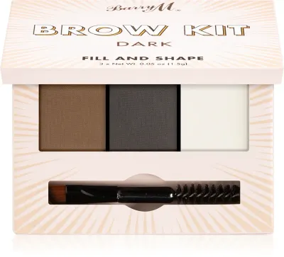 Barry M Fill and Shape Brow Kit - Палетка для коррекции бровей, 3 г