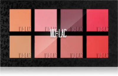 Mulac Cosmetics Moody Blushes - Палетка розы, 8 г