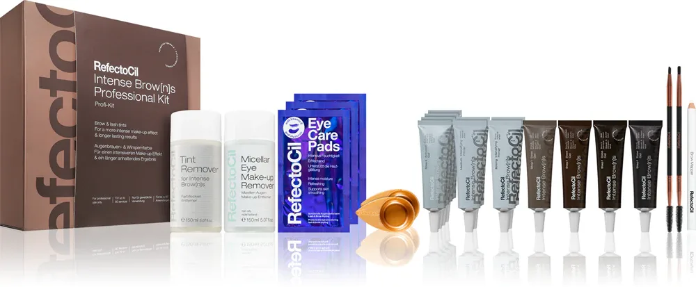 RefectoCil Intense Brow[n]s Professional Kit - Набор для окрашивания ресниц и бровей, 1 шт