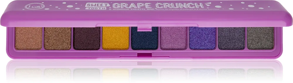 J.Cat Beauty Sweet Tooth - Палетка теней для век: палетка теней для век, 7.2 г, оттенок 104 Grape Crunch