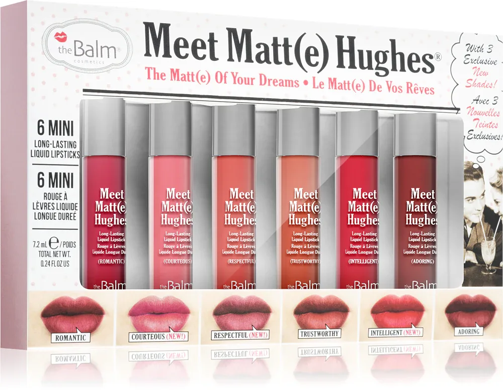 theBalm Meet Matt(e) Hughes Vol. 12 - Набор матирующей косметики для губ