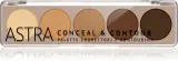 Astra Make-up Palette Conceal & Contour - Палитра корректоров, 6.5 г — фото 1