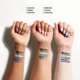 NYX Professional Makeup Epic Wear Metallic Liquid Liner - Долговременный гель-айлайнер, 3.5 мл, оттенок 01 - Black Metal — фото 4