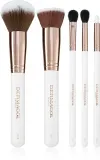 Dermacol Accessories Master Brush by PetraLovelyHair - Кисти для макияжа Rose Gold Rose Gold, 5 шт — фото 1