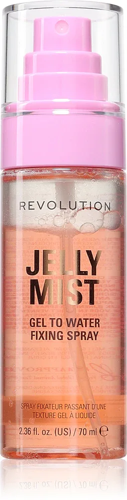 Makeup Revolution Jelly Juice - Розовый спрей для поддержания загара, 70 мл