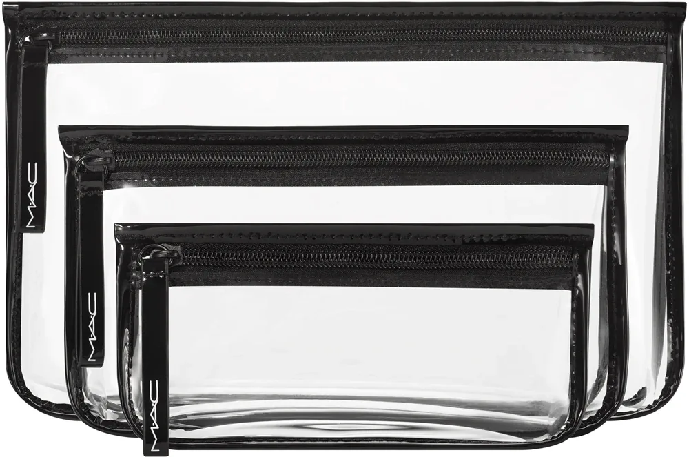 Косметичка MAC Cosmetics Cosmetic Bag Trio дорожная, на молнии, 1 шт