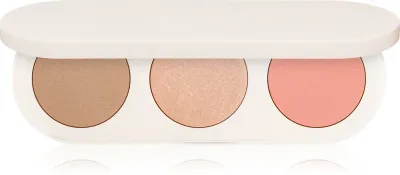 Farmasi 3-in-1 - Палетка косметики: розсветлитель, бронзатор и румяна Peach Bite, 13 г