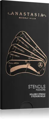 Трафареты для бровей Anastasia Beverly Hills Brow Stencils для коррекции формы, 5 шт