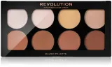 Makeup Revolution Iconic Lights and Countour Pro - Палетка для контурирования лица, 13 г — фото 1