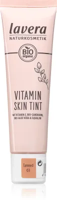 Lavera Vitamin Skin Tint - Крем с витаминами для лица, 30 мл, оттенок 03 Tanned