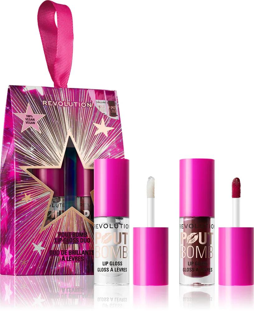 Makeup Revolution Xmas 2025 Pout Bomb - Праздничный подарочный набор для губ, 1 шт