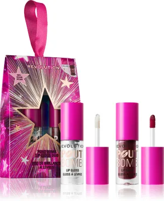 Makeup Revolution Xmas 2025 Pout Bomb - Праздничный подарочный набор для губ, 1 шт