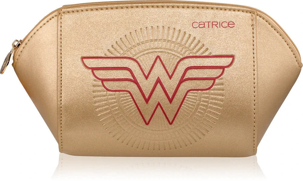 Косметичка Catrice Wonder Woman на молнии, для косметики, 1 шт