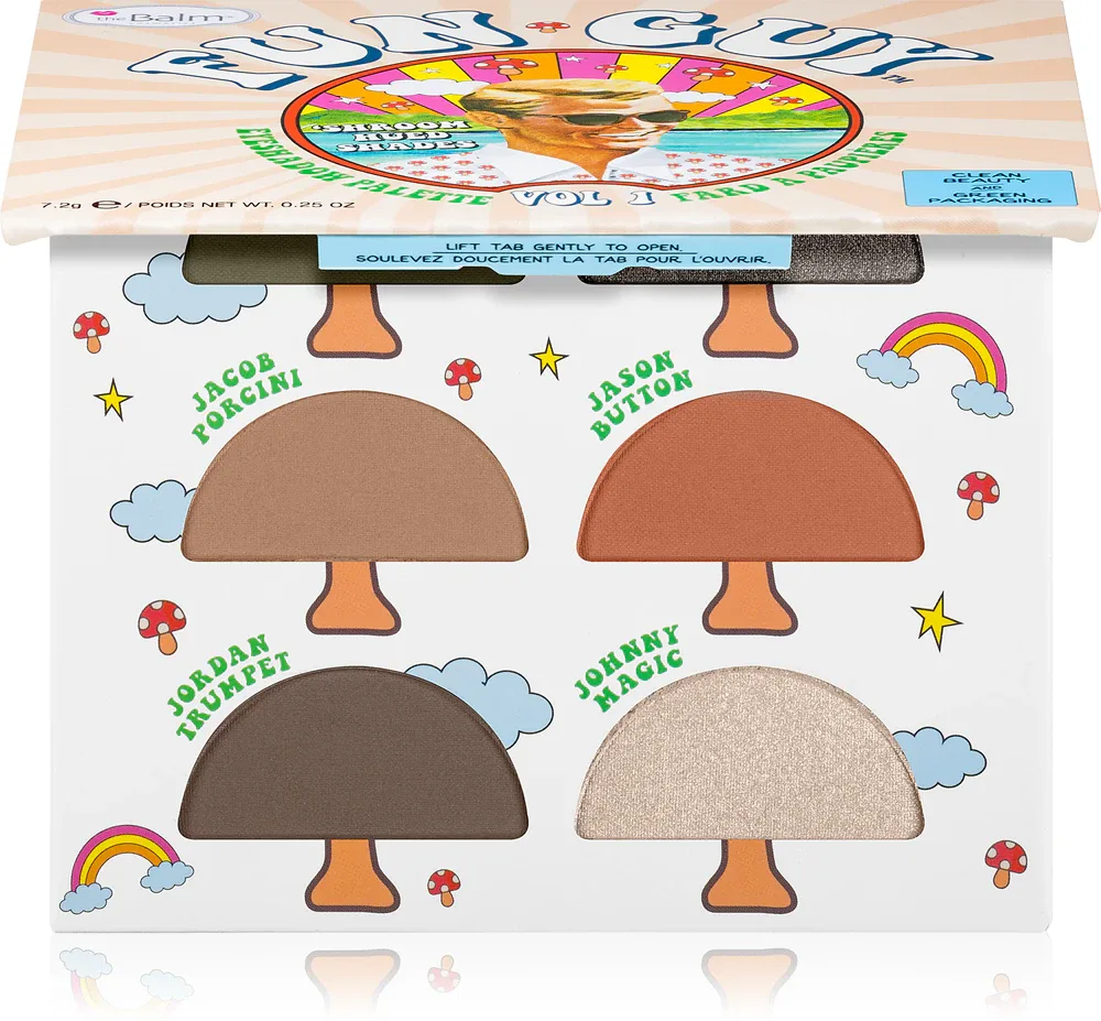 theBalm Fun Guy Eyeshadow Palette Vol 1 - Палетка теней для век: палетка теней для век, 7.2 г
