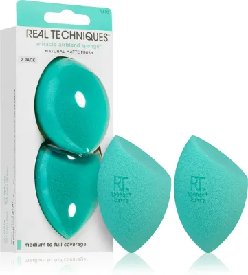 Real Techniques Miracle Airblend Sponge - Кисти для макияжа, 2 шт
