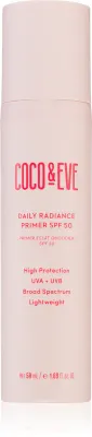 Coco & Eve Daily Radiance Primer SPF 50 - Легкий защитный флюид с осветляющим эффектом SPF 50, 50 мл